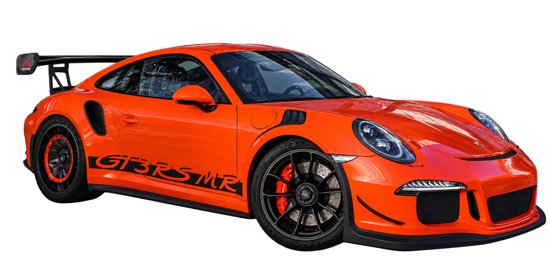 Porsche GT3 RS Manthey Racing naranja de Iconic